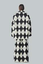 MORNING GLORY TEXTURE LAPEL DOWN COAT