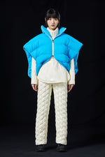 DECONSTRUCTION STYLE IS SYMMETRICAL GOOSE DOWN VEST