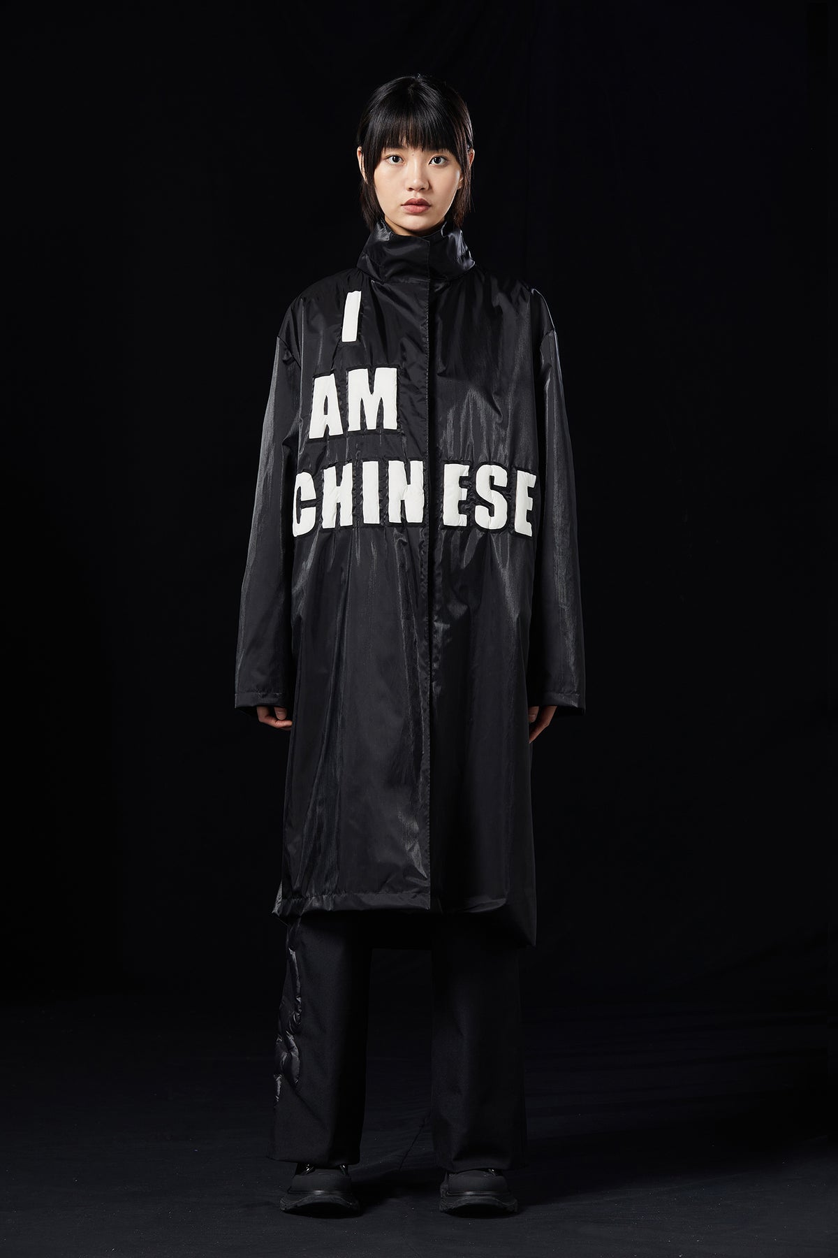 DRAGON HEAD COLOR SCULPTURE CRAFT PROFILE TRENCH COAT