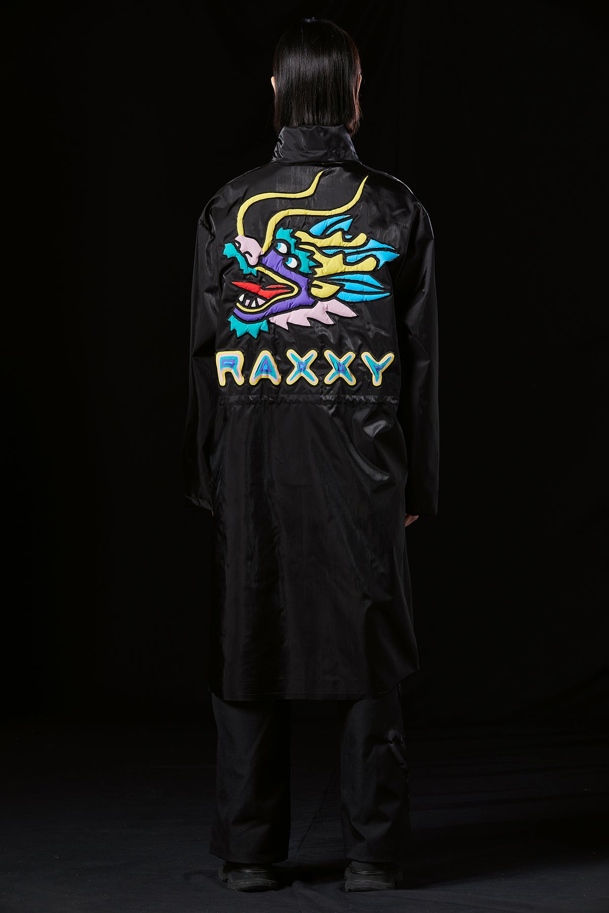 DRAGON HEAD COLOR SCULPTURE CRAFT PROFILE TRENCH COAT