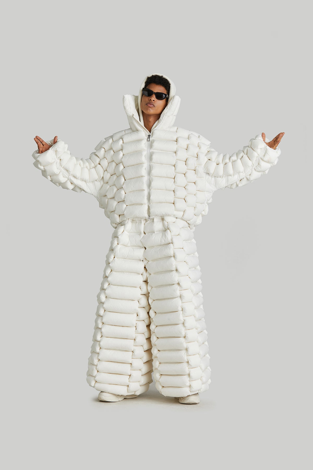 "PYTHON"OVERSIZED GOOSE DOWN JACKET