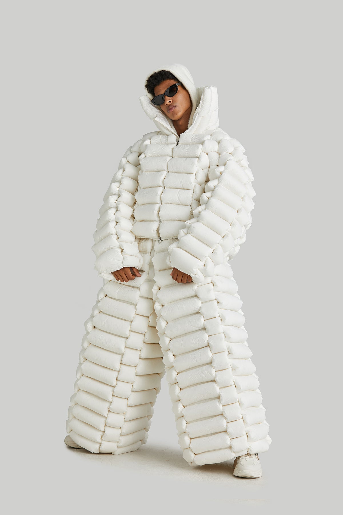 "PYTHON"OVERSIZED GOOSE DOWN JACKET