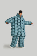 SQUARE GOOSE DOWN COAT