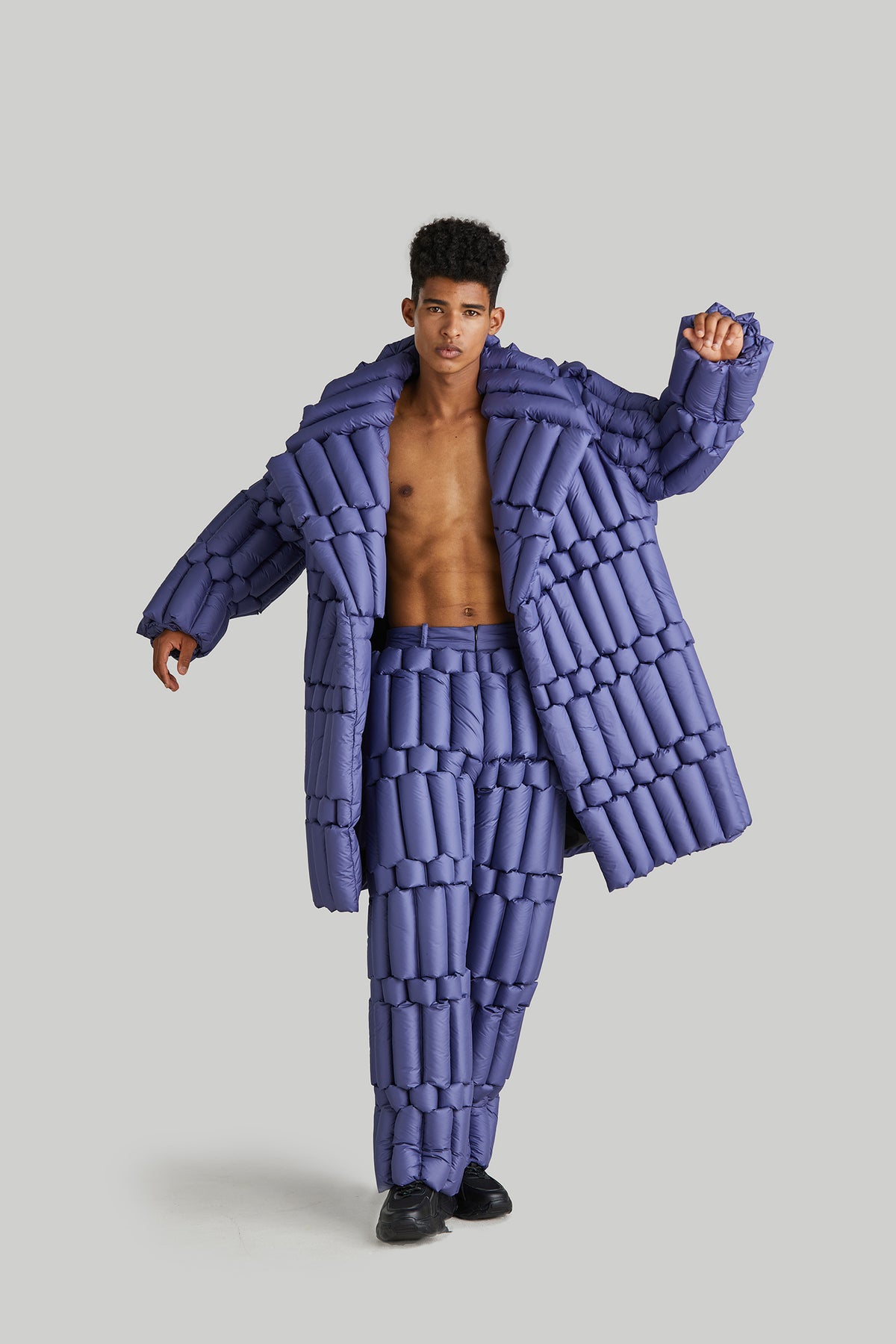 RAXXY CLASSIC SLUB GOOSE DOWN COAT