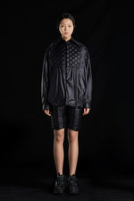 5-DIMENSIONAL GREAT WALL PATTERN UPHOLSTERED NYLON SHIRT