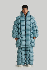 SQUARE GOOSE DOWN COAT
