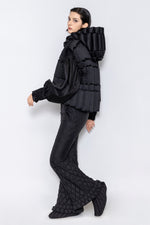 RAXXY CLASSIC SLUB HOODED GOOSE DOWN VEST