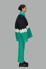 LOOSE CHICKEN HEART COLLAR DOWN SWEATER