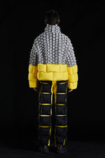 5-DIMENSIONAL UNICORN PATTERN STITCHING STAND-COLLAR GOOSE DOWN JACKET