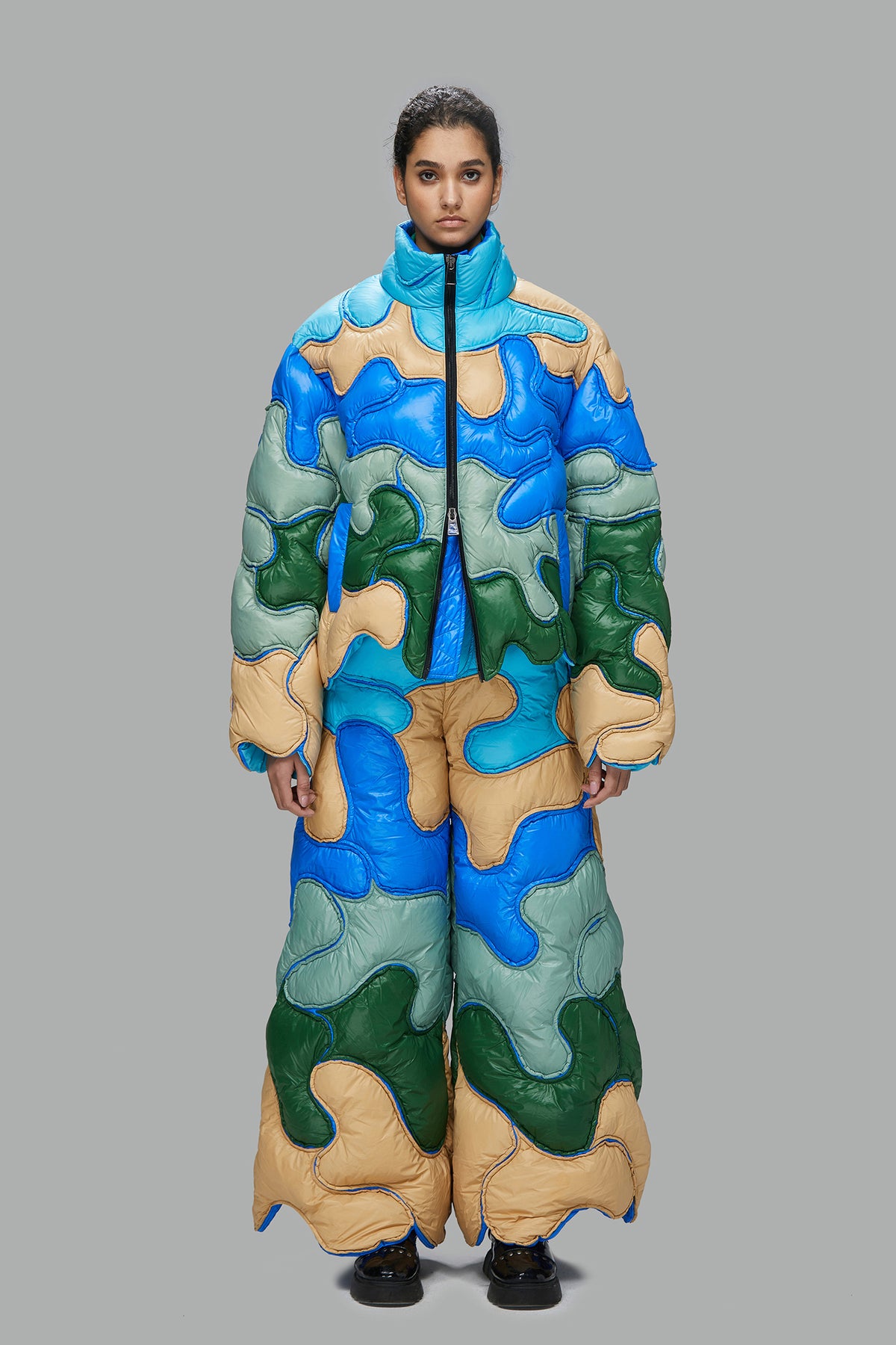 SCALE CRAFT CAMO DOWN JACKET
