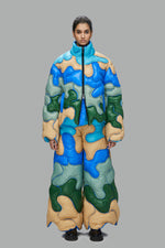 SCALE CRAFT CAMO DOWN JACKET
