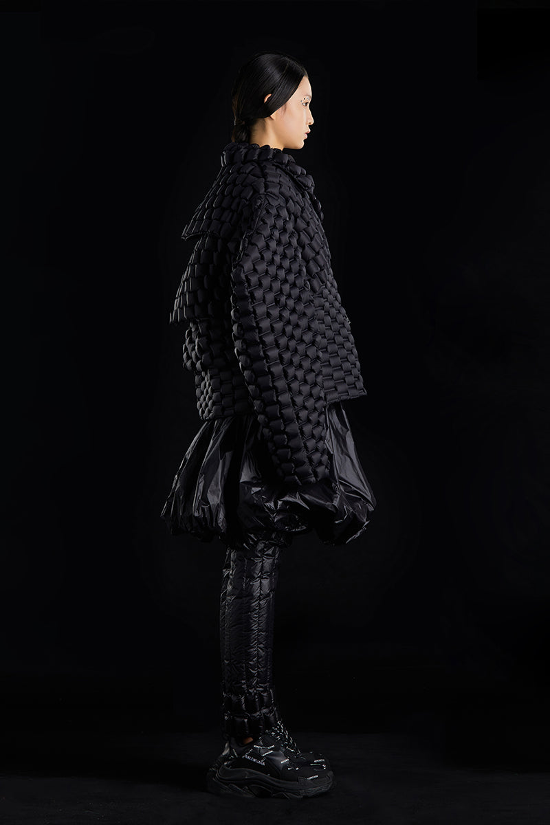 BLADE SLEEVE 5-DIMENSIONAL UNICORN WEAVE GOOSE DOWN JACKET
