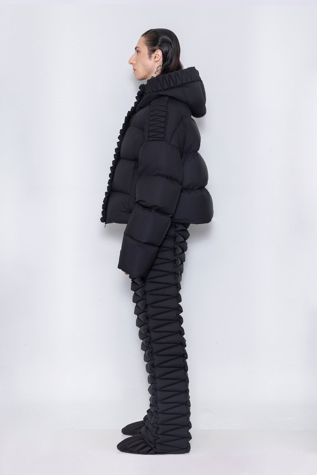 RAXXY CLASSIC HOODED GOOSE DOWN JACKET