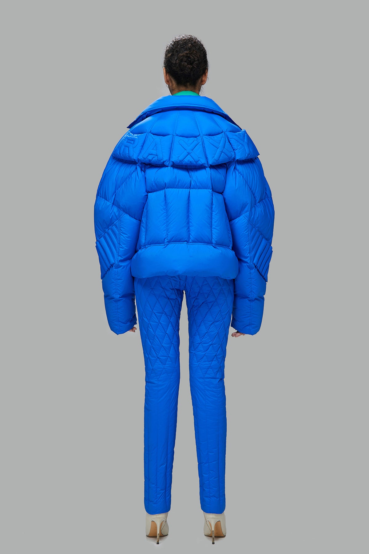 CLASSIC LOOSE FIT BIKER DOWN JACKET