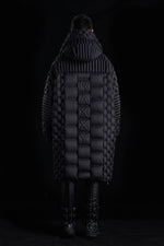 THE GREAT WALL PAPER-CUT COLORFUL SCULPTURE PROCESS TRENCH COAT