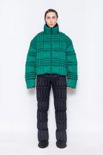 RAXXY CLASSIC SCOTTISH TARTAN GOOSE DOWN JACKET