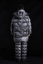 5-DIMENSIONAL KIRIN DECORATION ARTISTIC STYLE GOOSE DOWN COAT