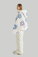 "COLORFUL FIREWORKS"OVERSIZED HOODED JACKET