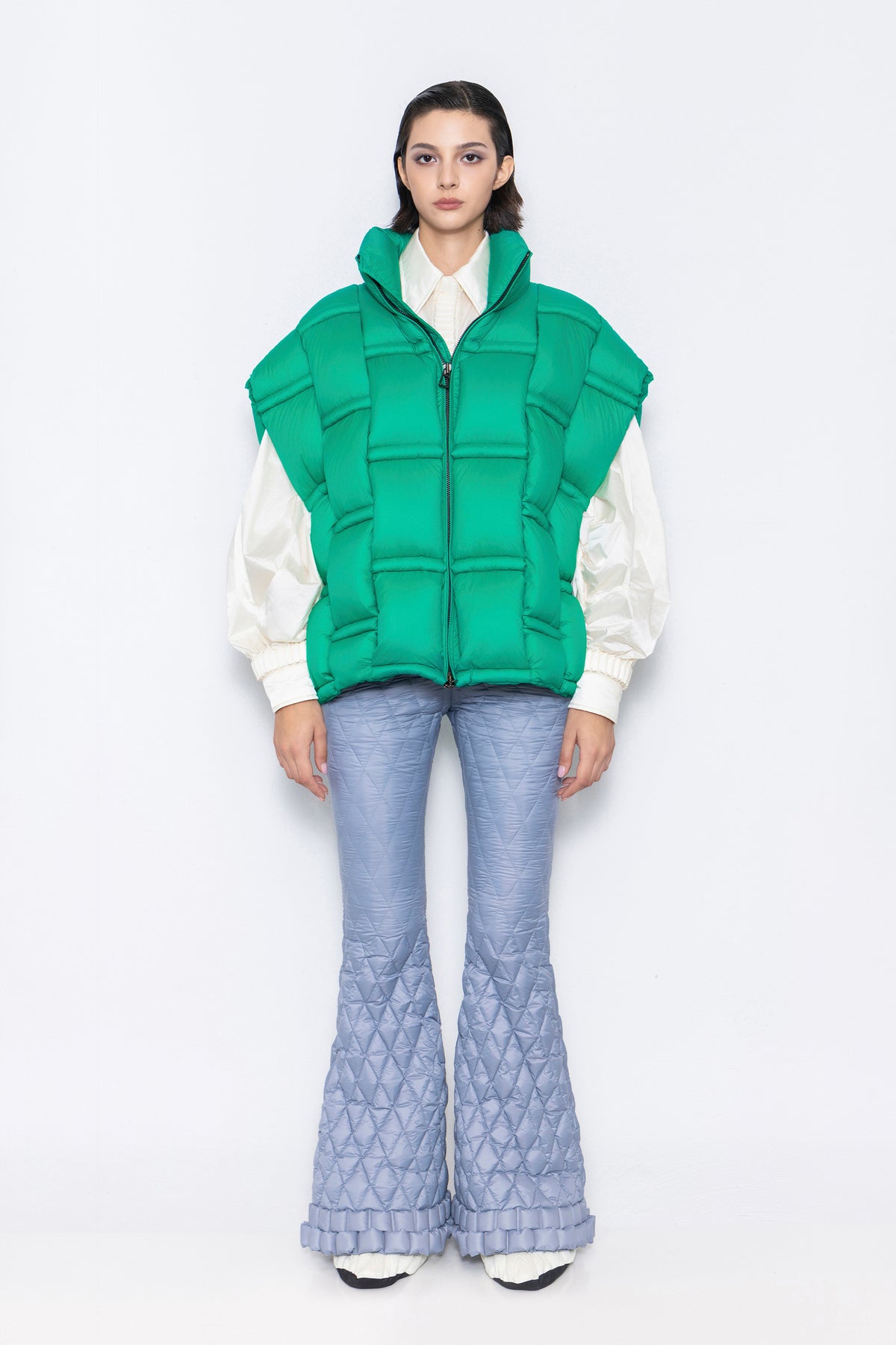 RAXXY CLASSIC WOVEN GOOSE DOWN VEST