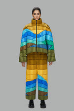 THE VAST LAND BAMBOO GRAIN DOWN JACKET