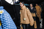 5-DIMENSIONAL TEXTURED TURTLENECK GOOSE DOWN SWEATER