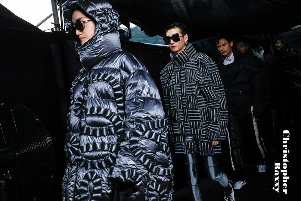 5-DIMENSIONAL KIRIN DECORATION ARTISTIC STYLE GOOSE DOWN COAT