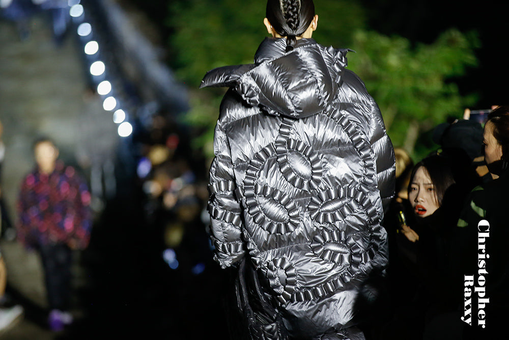 5-DIMENSIONAL KIRIN DECORATION ARTISTIC STYLE GOOSE DOWN COAT