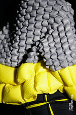 5-DIMENSIONAL UNICORN PATTERN STITCHING STAND-COLLAR GOOSE DOWN JACKET