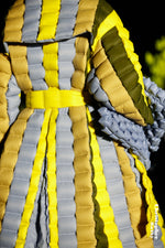 5-DIMENSIONAL GREAT WALL COLORFUL GOOSE DOWN TRENCH COAT