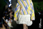 5-DIMENSIONAL COLOR WOVEN PATTERN GOOSE DOWN SWEATER