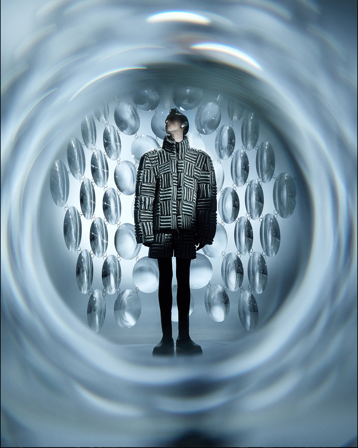 CYBERPUNK BULLET STYLE SQUARE GOOSE DOWN JACKET