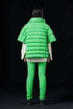 COLOR SHORT SLEEVE DIVE OVERSIZED GOOSE DOWN VEST