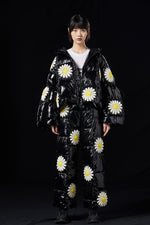 NIGHT DAISY OVERSIZED GOOSE DOWN PUFFER JACKET