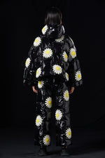 NIGHT DAISY OVERSIZED GOOSE DOWN PUFFER JACKET