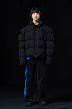 “BAT VIRUS”HOLE DECONSTRUCTION AND SEPARATION SILHOUETTE GOOSE DOWN JACKET