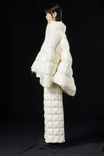 OVERSIZED ANGEL WINGS SILHOUETTE DECONSTRUCTED GOOSE DOWN JACKET