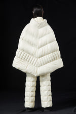 OVERSIZED ANGEL WINGS SILHOUETTE DECONSTRUCTED GOOSE DOWN JACKET