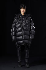 “CHINA” PORCELAIN WOVEN OVERSIZE GOOSE DOWN JACKET