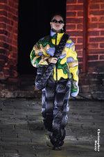 CAMO PATCH GOOSE DOWN JACKET