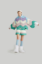 WAVE SILHOUETTE GOOSE DOWN JACKET