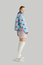 COLORFUL ROUND FIREWORK GOOSE DOWN JACKET