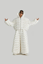 "PYTHON"OVERSIZED GOOSE DOWN JACKET