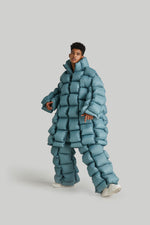 SQUARE GOOSE DOWN COAT
