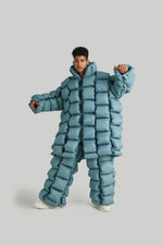 SQUARE GOOSE DOWN COAT