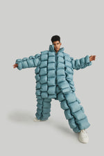 SQUARE GOOSE DOWN COAT