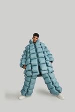 SQUARE GOOSE DOWN COAT