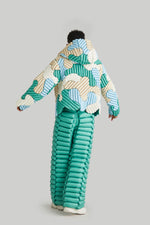 RAXXY SOLID GRAIN CAMOUFLAGE GOOSE DOWN JACKET