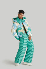 RAXXY SOLID GRAIN CAMOUFLAGE GOOSE DOWN JACKET