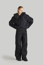 RAXXY "PLANT STEM AND LEAF VEINS" GOOSEDOWN JACKET