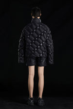 5-DIMENSIONAL GREAT WALL TWILL LIGHT AND DARK GOOSE DOWN JACKET